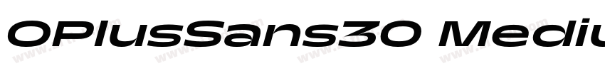 OPlusSans30 Medium字体转换